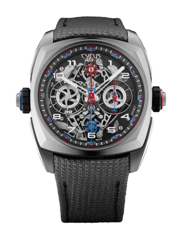 Cyrus Klepcys Dice Titanium Men's Watch