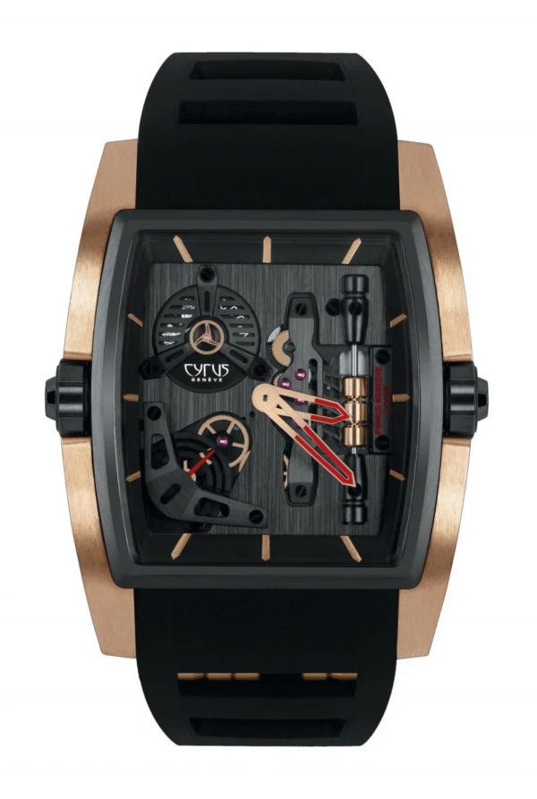 Cyrus Kambys Black DLC Titanium & 18K Rose gold Men's Watch