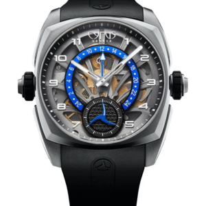 Cyrus Klepcys GMT Retrograde Titanium & Black DLC Titanium Men's Watch