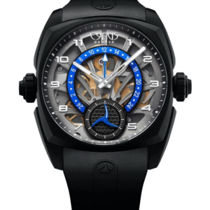 Cyrus Klepcys GMT Retrograde Black DLC Titanium Men's Watch