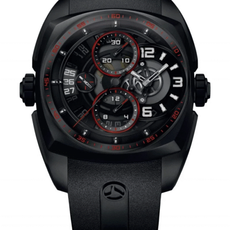 Cyrus Klepcys Chrono Skeleton Black DLC Steel Men's Watch