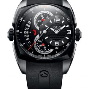 Cyrus Klepcys Chronograph Stainless Steel & Black DLC Steel Men's Watch