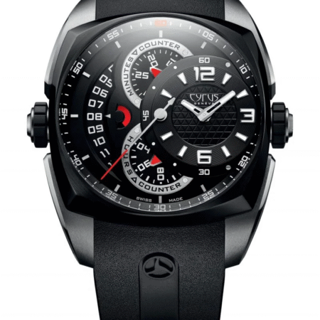 Cyrus Klepcys Chronograph Stainless Steel & Black DLC Steel Men's Watch