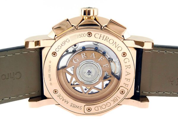 Graff Sport ChronoGraff Chronograph 18K Rose Gold Men's Watch - Image 2