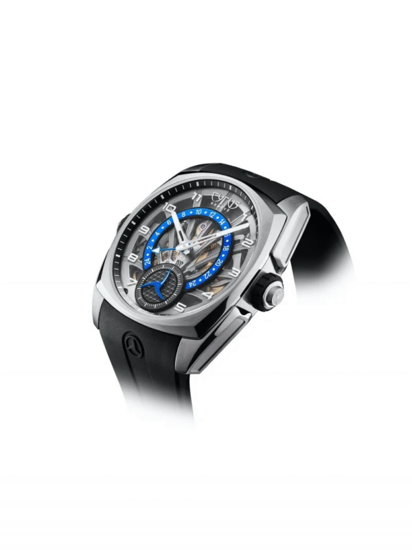 Cyrus Klepcys GMT Retrograde Titanium & Black DLC Titanium Men's Watch - Image 2