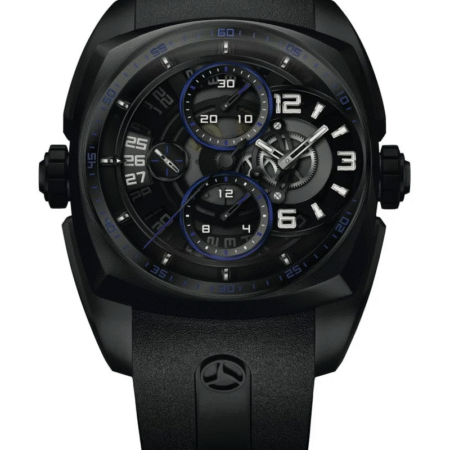 Cyrus Klepcys Chrono Skeleton Black DLC Steel Men's Watch