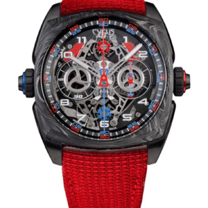 Cyrus Klepcys Dice Racing Black DLC Titanium & Carbon Fiber Men's Watch