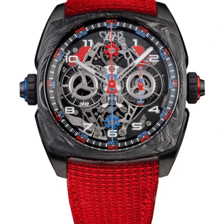 Cyrus Klepcys Dice Racing Black DLC Titanium & Carbon Fiber Men's Watch