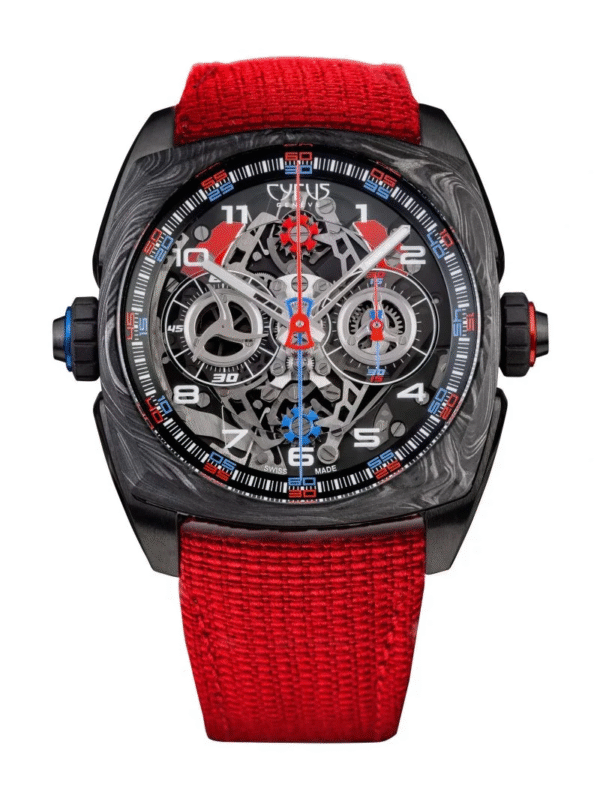 Cyrus Klepcys Dice Racing Black DLC Titanium & Carbon Fiber Men's Watch