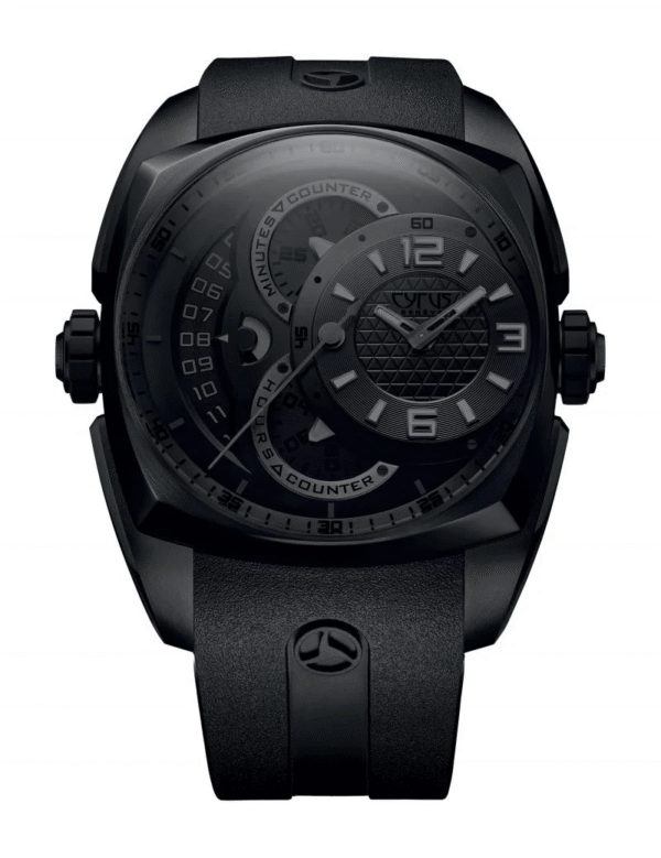 Cyrus Klepcys Chronograph Black DLC Steel Men's Watch