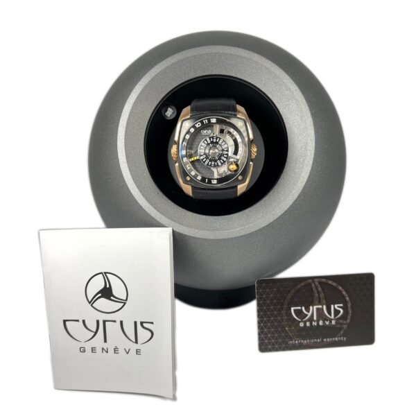 Cyrus Klepcys Moon 18K Red Gold & Black DLC Titanium Men's Watch - Image 4