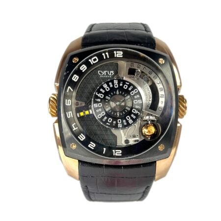 Cyrus Klepcys Moon 18K Red Gold & Black DLC Titanium Men's Watch