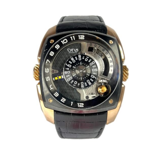 Cyrus Klepcys Moon 18K Red Gold & Black DLC Titanium Men's Watch