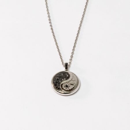Carrera Y Carrera Aqua Reversible 18K White Gold & Diamonds Pendant