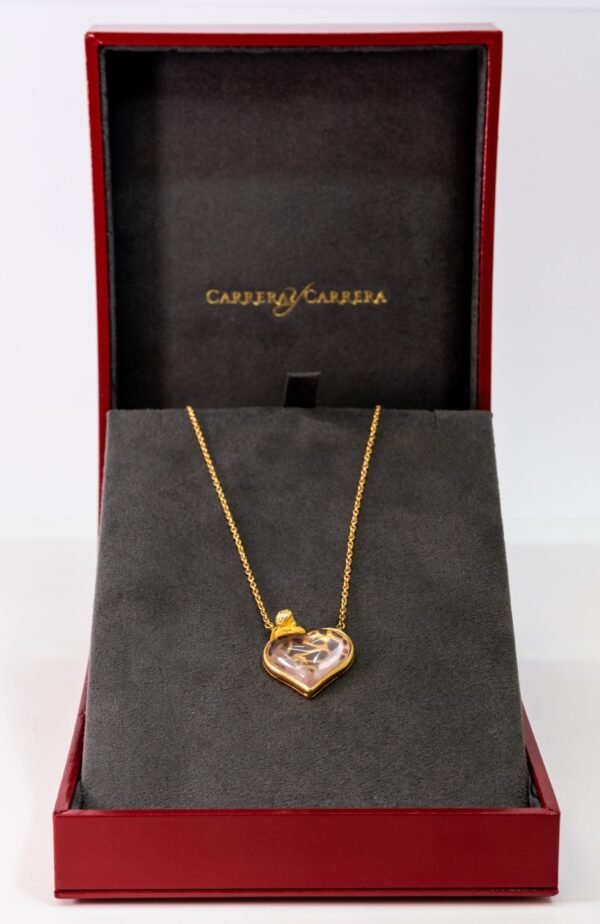 Carrera Y Carrera Love 18K Yellow Gold Pendant - Image 4