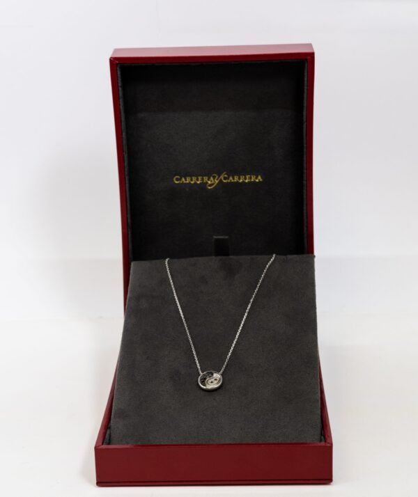 Carrera Y Carrera Aqua Reversible XS 18K White Gold & Diamonds Pendant - Image 4