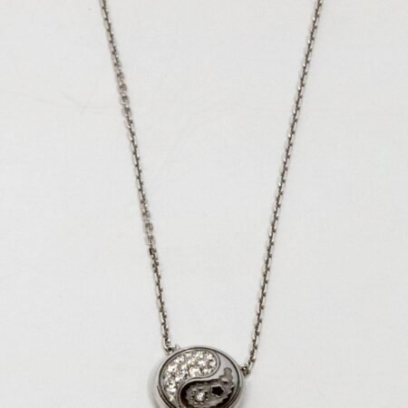 Carrera Y Carrera Aqua Reversible XS 18K White Gold & Diamonds Pendant