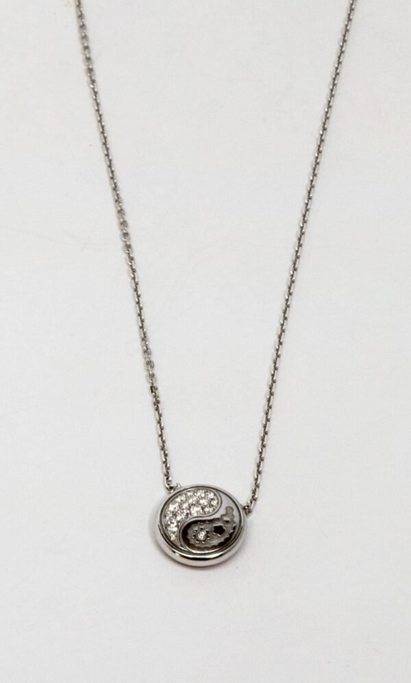 Carrera Y Carrera Aqua Reversible XS 18K White Gold & Diamonds Pendant