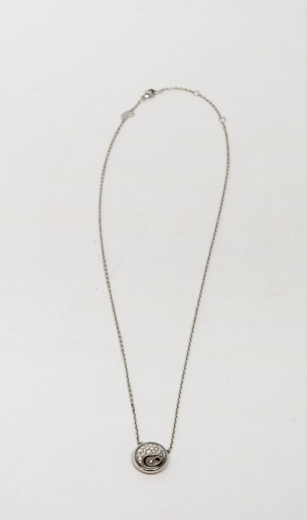 Carrera Y Carrera Aqua Reversible XS 18K White Gold & Diamonds Pendant - Image 3