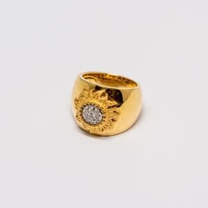 Carrera Y Carrera Sol Y Somb 18K Yellow Gold and Diamonds Ring