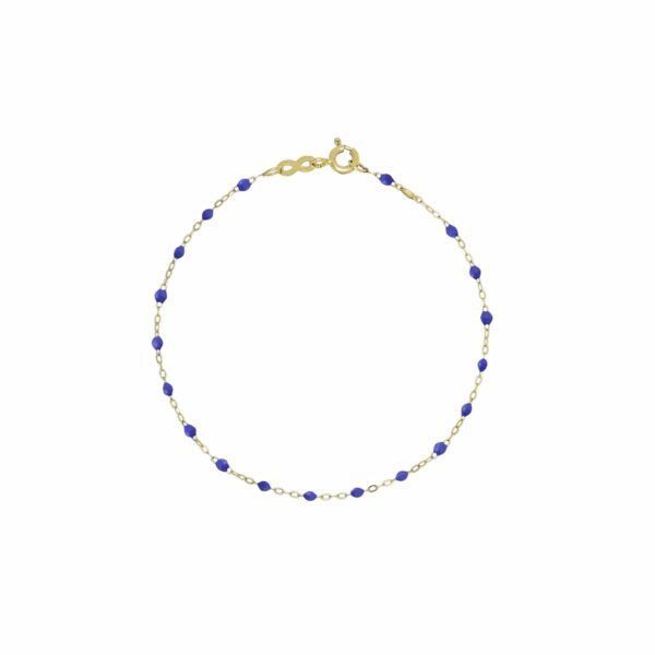 Gigi Clozeau Classic Yellow Gold Bracelet in Bleuet