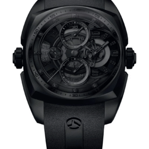 Cyrus Klepcys Chrono Skeleton Darkness Black DLC Steel Men's Watch