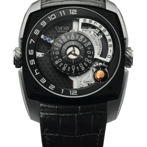 Cyrus Klepcys Moon 18K White Gold & Black DLC Titanium Men's Watch