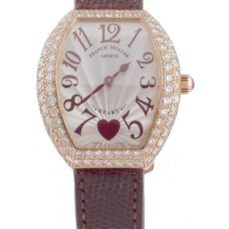Franck Muller Heart Quartz 18K Rose Gold & Diamonds Lady's Watch