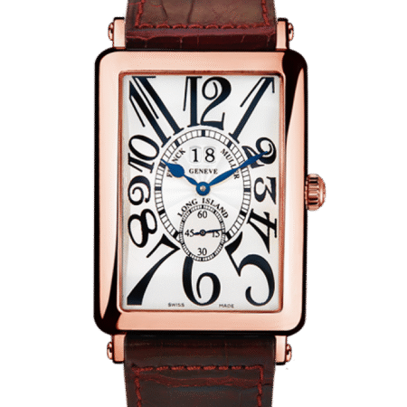 Franck Muller Long Island Big Date 18K Rose Gold Watch