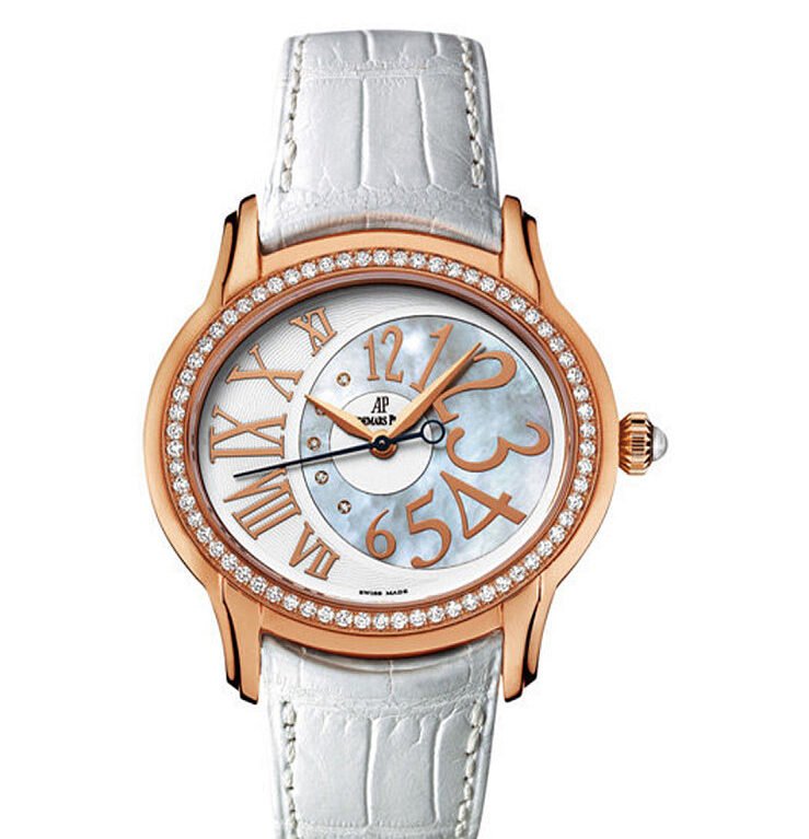 Audemars Piguet Millenary 18K Rose Gold & Diamonds Lady's Watch