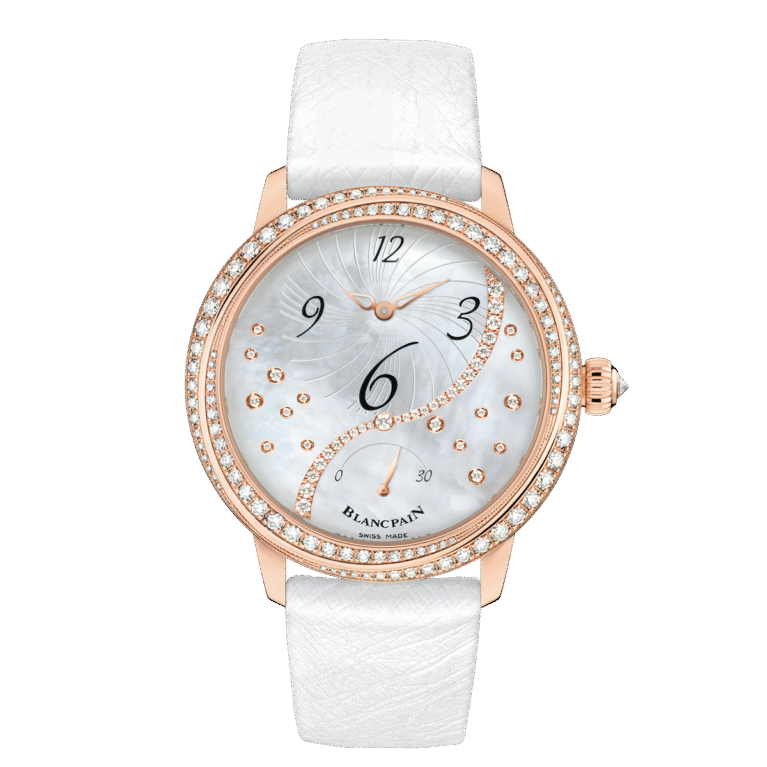 Blancpain Heure Decentree 18K Rose Gold Lady's Watch