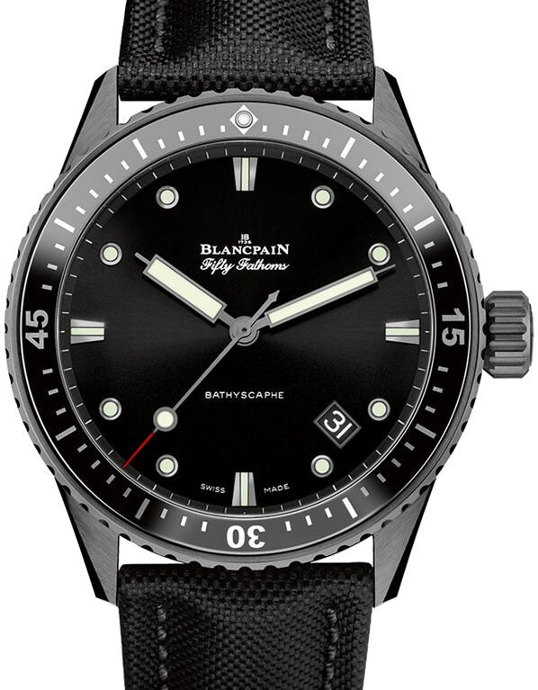 Blancpain Fifty Fathoms Bathyscaphe Ceramic Men's Watch