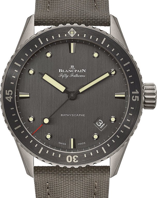 Blancpain Fifty Fathoms Bathyscaphe Titanium Men's Watch
