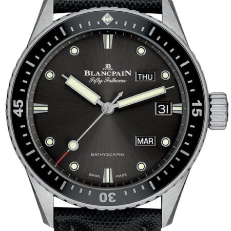 Blancpain Fifty Fathoms Bathyscaphe Annual Calendar Stainless Steel Men's Watch