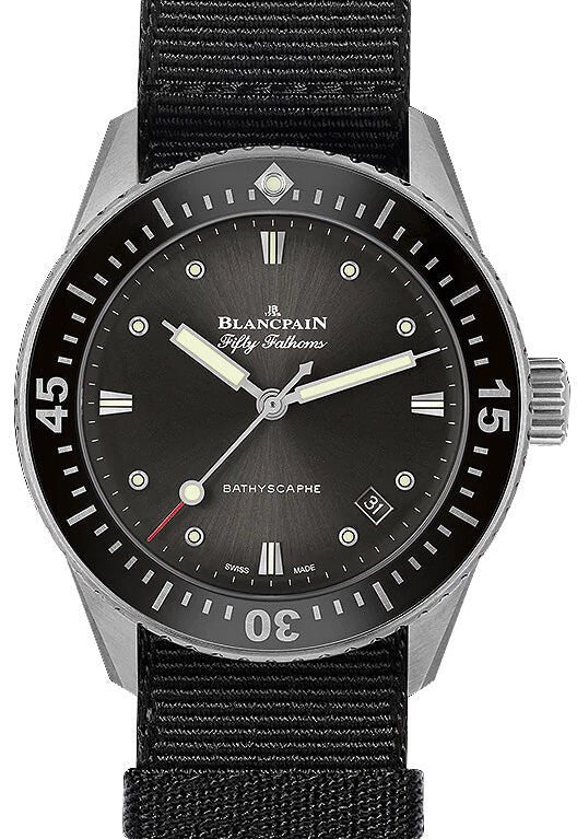 Blancpain Fifty Fathoms Bathyscaphe Stainless Steel Men's Watch