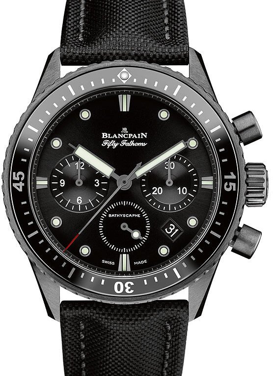 Blancpain Fifty Fathoms Bathyscaphe Ceramic Men's Watch
