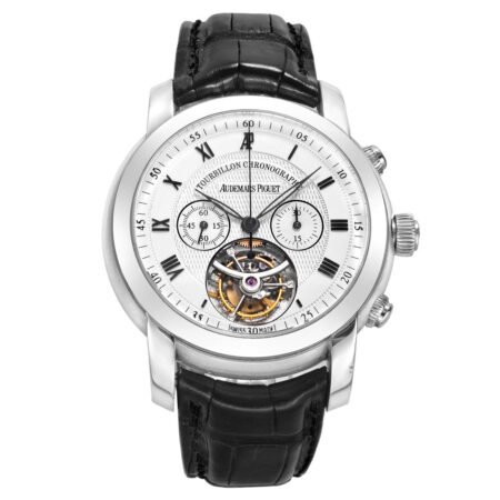 Audemars Piguet Jules Audemars Chronograph Tourbillon 18K White Gold Mens Watch