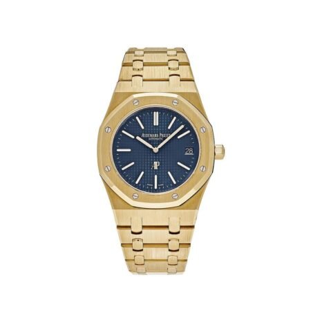 Audemars Piguet Royal Oak 15202BA.OO.1240BA.01 'Jumbo' Extra Thin Yellow Gold Blue Dial (2021)