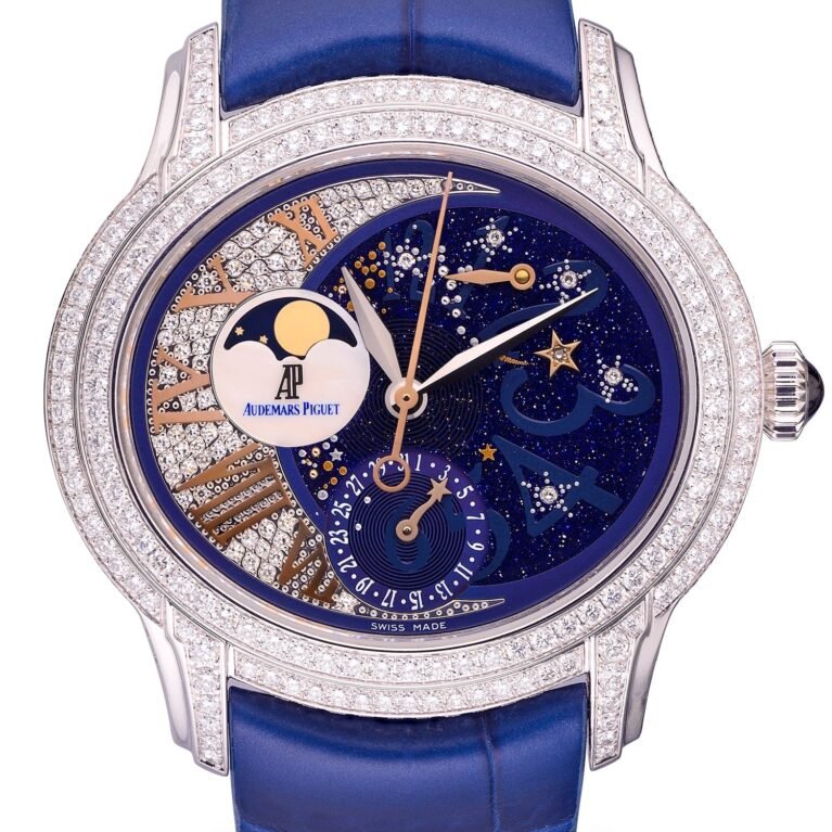 Audemars Piguet Millenary 18K White Gold & Diamonds Ladies Watch